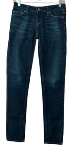 American Eagle Women's Blue Denim Jeans Low Rise Size 0 Live your life - Picture 1 of 9