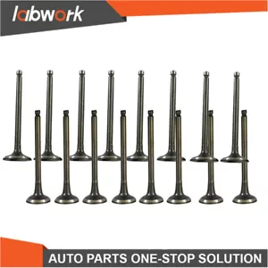 Labwork Exhaust & Intake Valves For Hyundai Accent Kia Rio 1.5L 1.6L DOHC - Picture 1 of 4