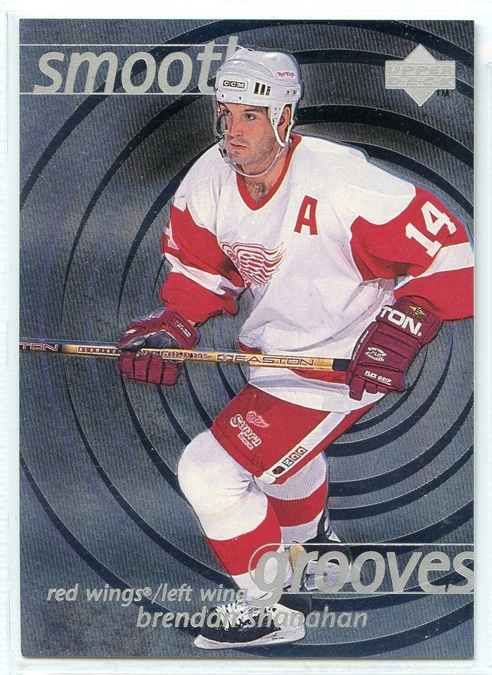 1997-98 Upper Deck Smooth Grooves - #SG14 - Brendan Shanahan - Detroit Red Wings - Image 1 of 1