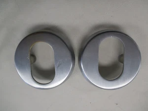 TRIOVING EXTERNAL CYLINDER ROSE PAIR OF (2) SATIN CHROME 5968 MARINE BOAT - Picture 1 of 6