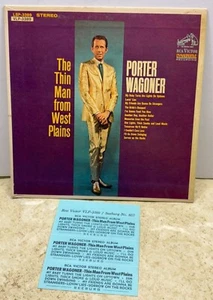 Porter Wagoner Thin Man From the West Compact 33 Jukebox LP PICTURE SLEEVE ONLY - Picture 1 of 6
