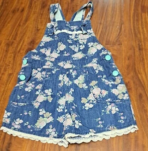 Matilda Jane Size 8 Playground Jean Romper Shortalls The Adventure Begins Girls - Picture 1 of 5