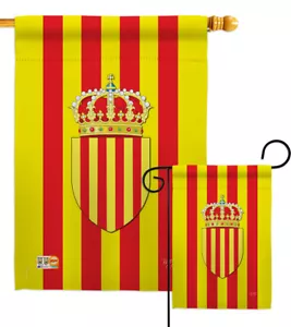 Katalonien Garten Flagge regionale Nationalität Deko Geschenk Hof Haus Banner - Bild 1 von 13