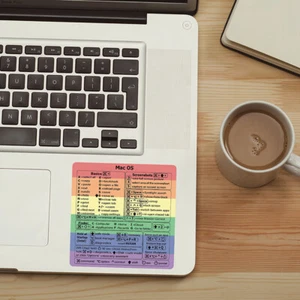 Shortcuts Sticker For Mac OS System New Shortcut Key Sticker Word Excel Decal - Photo 1/10