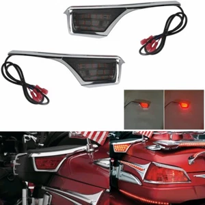 Par de luces LED para reposabrazos de pasajero para Honda 2006-2017 Goldwing GL1800 Smoke - Imagen 1 de 11