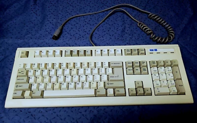 Vintage EXPO 486 Clicky AT Keyboard White Cross Mechanical Key Switches READ - Image 1 of 4