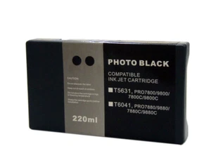 InkOwl 220ml PHOTO BLACK Compatible Cartridge for EPSON Stylus Pro 7800 9800 - Picture 1 of 1