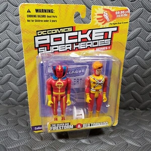 DC Comics Pocket Super Heroes Silver Age Firestorm & Red Tornado DC Direct - Picture 1 of 4