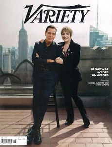 VARIETY MAGAZINE - APRIL  23, 2025 - GEORGE CLOONEY & PATTI LUPONE - Picture 1 of 1