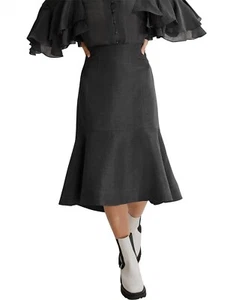 6 Country Road Linen Corset Skirt NWT $159 *BUY FIVE = GET FREE POST - Picture 1 of 3
