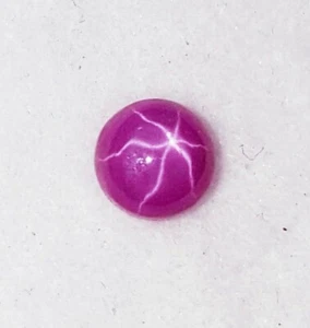 Natürlicher 6 Strahlen Stern Rubin 0,70 ct zertifiziert loser Edelstein mit kostenlosem Geschenk - Bild 1 von 8