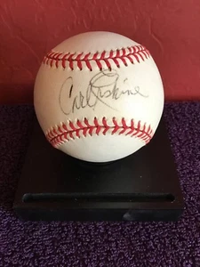 CARL ERSKINE Autogramm Baseball ~ MLB Ball ~ DODGERS HOFer AUTO ** - Bild 1 von 1