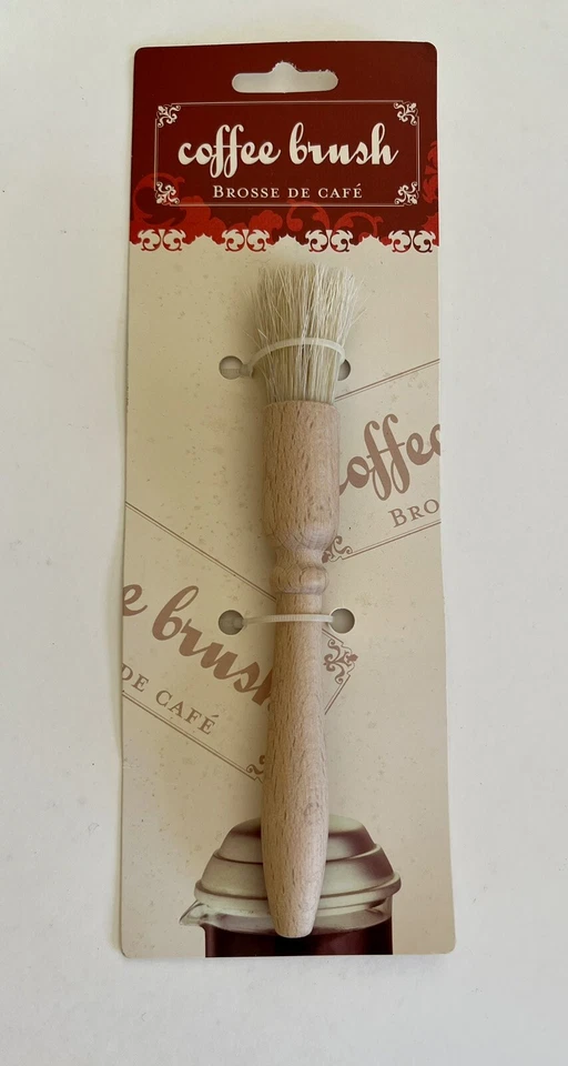 Molinillo de café Fox Run Brosse De Café cepillo para polvo mango de madera cerdas naturales Foto 1 de 1