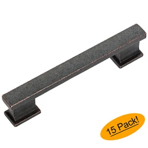 15 Stück-Cosmas 702-3,5HB gehämmerte Bronze zeitgenössische Schrank Hardware Griff  - Bild 1 von 1