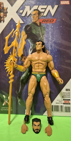 Marvel Legends NAMOR - OKOYE BAF - BLACK PANTHER WAKANDA FOREVER +  GREAT COMIC Cover