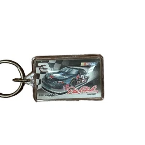 Vintage 2001 NASCAR Dale Earnhardt Intimidator Acrylic Key Chain Dual Sided - Picture 1 of 4