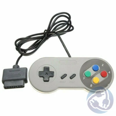 WIRESMITH Wired Replacement Controller Gamepad for Original SNES Super Nintendo System