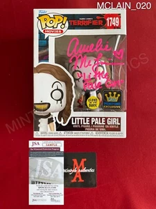 Amelie McLain signiert Little Pale Girl Funko Pop #1749 Terrifier 2 JSA COA - Bild 1 von 7