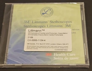 3M Litmann Stethoscopes 20 Examples Cardiac And Pulmonary Auscultation New... - Bild 1 von 2