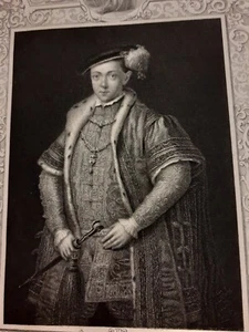 Edward VI (Engraving) 1840 - Picture 1 of 10