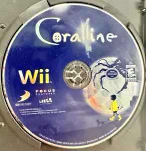 Coraline (Nintendo Wii, 2009) Disc Only Tested WORKS - Picture 1 of 4