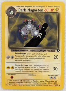 2000 Dark Magneton #28 Team Rocket Regular Pokemon Card Rare 1st Edition - Picture 1 of 10