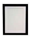 White & Black Large Photo Picture Frames with Black White or Ivory Mounts H7