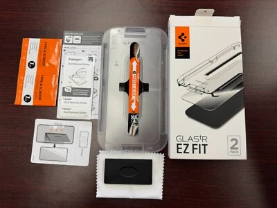 iPhone 12 Pro Max  Screen Protector Spigen [GLAStR EZ FIT] - 1 Pack - Image 1 of 2