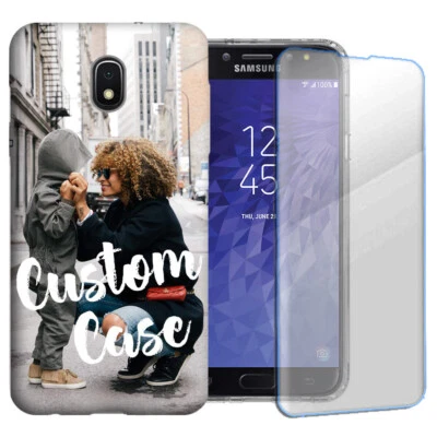 Personalized Custom Photo Image Case For Samsung Phone w/Glass Screen Protector - Image 1 of 4