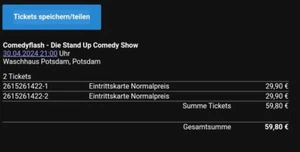 Comedyflash-Show 2x 30.04.24 in Potsdam - Bild 1 von 1