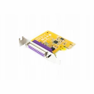ADATTATORE DB25 PORTA PARALLELA PCI-E PCI Express x1 staffa SLIM - Afbeelding 1 van 4