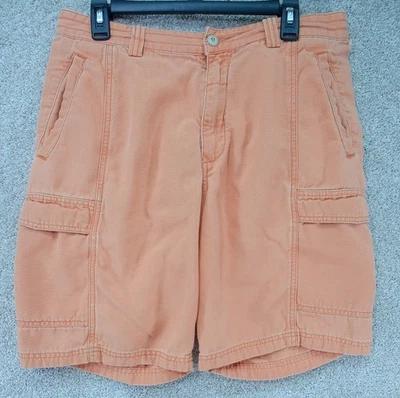 Pantalones Cortos Tommy Bahama Hombre Relax Carga Desgastados Talla 33 Naranja Foto 1 de 4