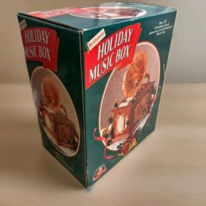 Mr Christmas Vintage Holiday Spieluhr 15 Songs komplett 1996 nostalgisch  - Bild 1 von 12