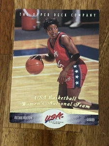 1996 UPPER DECK USA RUTHIE BOLTON #62 DIE CUT - Picture 1 of 2