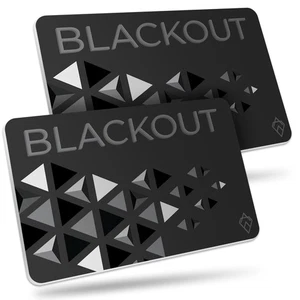 AKIELO Blackout RFID Blocking Card (2 Pack) - Ultra Thin Anti Theft Credit - Bild 1 von 5