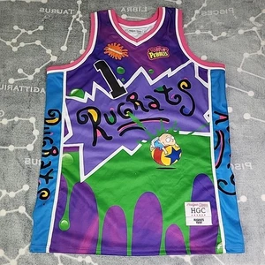 Headgear Classics Basketball Jersey Rugrats Raptor Size 4xl Nickelodeon Pebbles - Picture 1 of 18