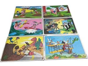 Vintage 1976 Pepsi Looney Tunes Tischsets (laminiert) Warner Bros 6er Set - Bild 1 von 13