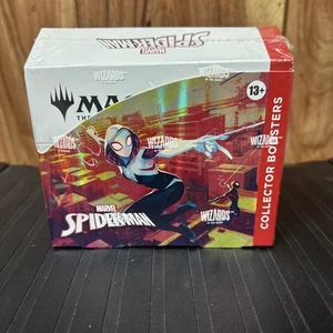 MAGIC Collector Booster Box Marvel's Spider-Man SPM MTG IN HAND USA SELLER - Picture 1 of 4