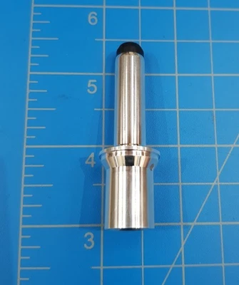 Amphenol HP35CCS 8mm Pin Contact, 130A, Crimp Barrel, Silver Precision Connector - Image 1 of 4