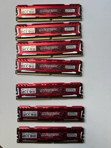 DDR4 16Gb Desktop Memory RAM. Ballistix By Micron. 2666 MHz - Picture 1 of 4