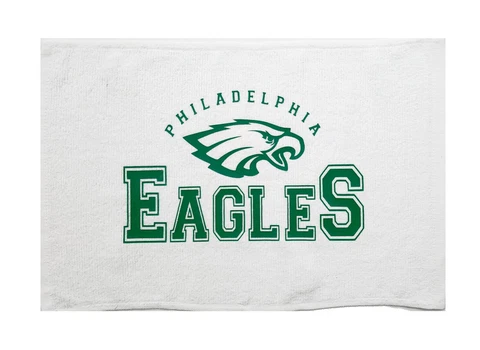 NFL Philadelphia Eagles 11" x 18" 100% Cotton Rally Towel White Towel Philly Cover