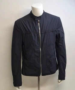 Dolce & Gabbana dunkelblaue Moto Racer Stoffjacke Größe 52 Made In Italy - Bild 1 von 8