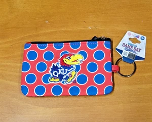 Cartera de identificación de monedas Jayhawks KU Kansas University Fan Gear Game Day Outfitters 2015 - Imagen 1 de 2
