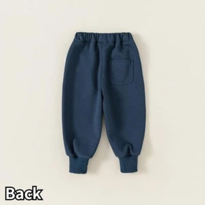 Chinese Style Kids Boy Ankle Pants Trousers Elastic Waist Printed Vintage Ethnic - Picture 1 of 15