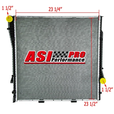 Radiador de núcleo de aluminio para BMW X5 E53 2000-2006 2003 4,4 L 4,6 L 4,8 L V8 MT CC2593 Foto 1 de 4
