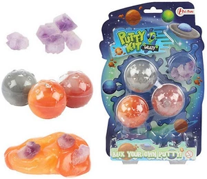 Putty Kit Galaxy - 2 Packungen mit Steine und je 3 Kugeln Schleim NEU - Picture 1 of 1