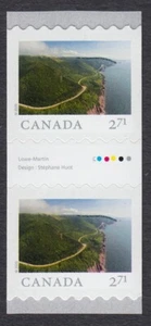 FAR AND WIDE = GUTTER COIL PAIR CABOT TRAIL = 2.71 [qj1] MNH Canada 2020 #3219 - Bild 1 von 1