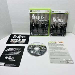 Beatles Rock Band Microsoft Xbox 360 Video Game Complete With Manual Inserts