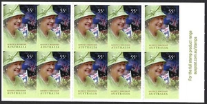 2010 Australia SG#3373 SB346 QEII Queen's Birthday P&S booklet philatelic b/code - Picture 1 of 2