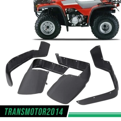 FIT FOR 96-00 HONDA FOURTRAX TRX300 TRX 300 FW FENDER FLAPS MUD SPLASH GUARDS — 第 1/4 张图片